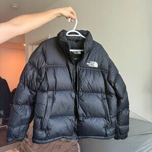 North face Nuptse black mens jacket size medium.